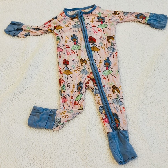 🩰 Little Sleepies Prima Ballerina Newborn Zippy 🩰 - Picture 1 of 4
